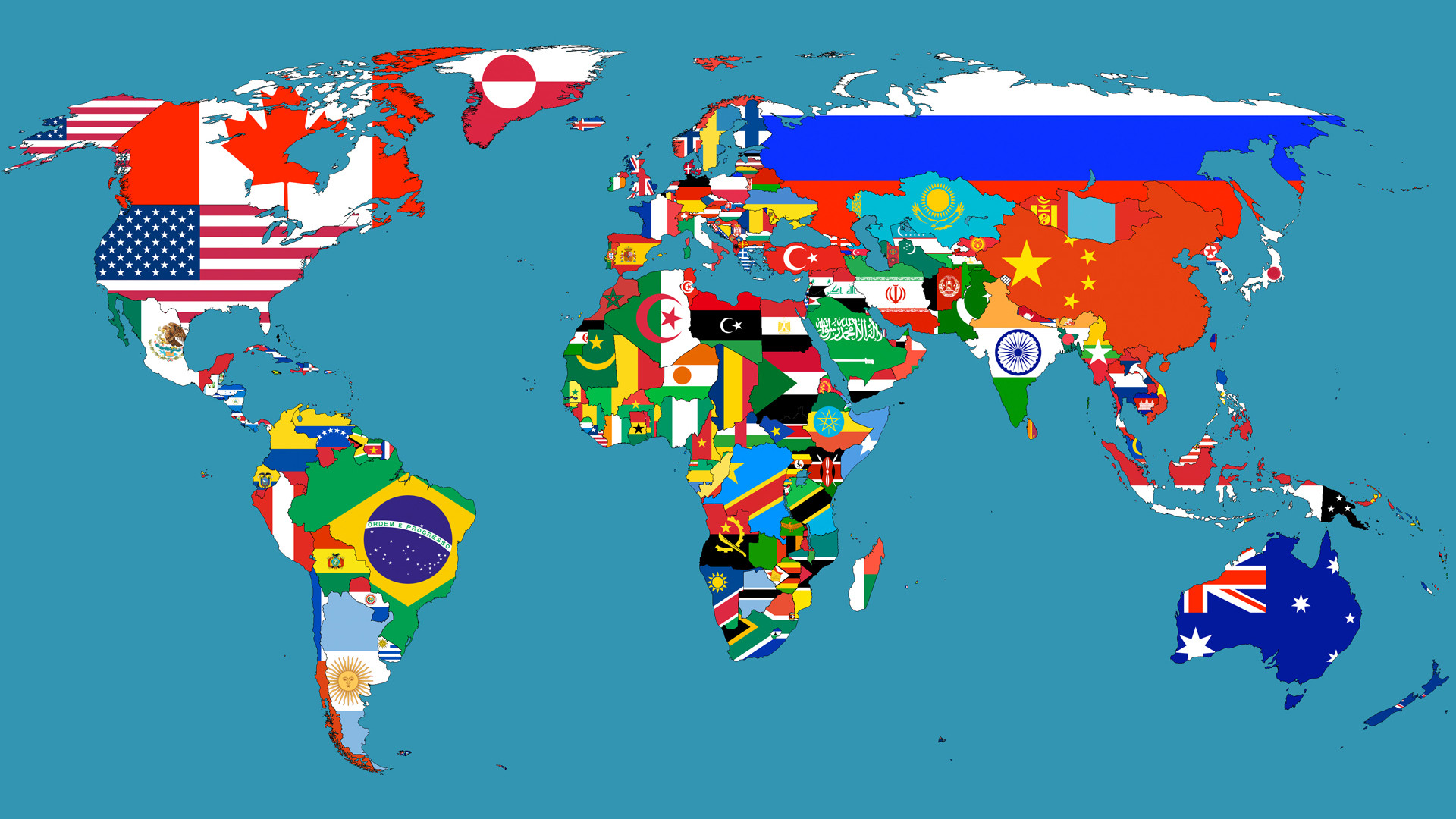 The Flags Of The World Planet Geography